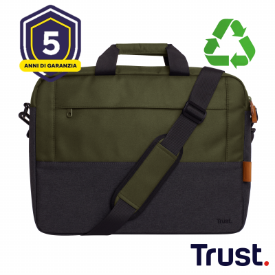 LISBOA 16  LAPTOP BAG - GREEN