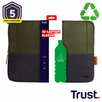 LISBOA 16  LAPTOP SLEEVE - GREEN