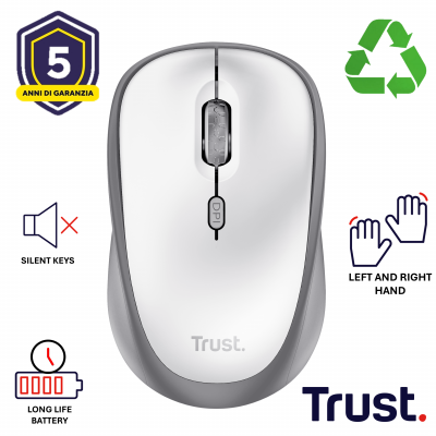YVI+ WIRELESS MOUSE WHITE
