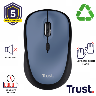 YVI+ WIRELESS MOUSE DARK BLUE