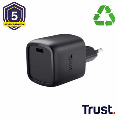 MAXO 30W USB-C GAN CHARGER BLACK