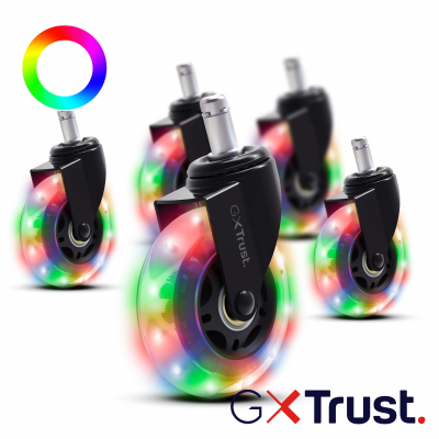 GXT701 LED GEL CHAIR WHEELS