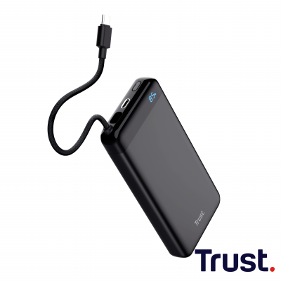 FIERA 20.000 POWERBANK FIXED CABLE