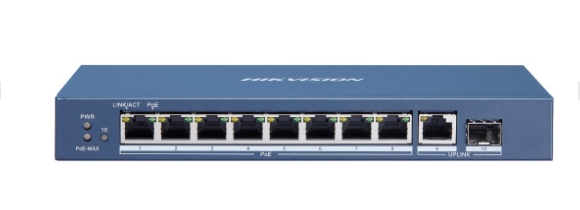 SWITCH GIGABIT PORTE: 8 POE 10/100/1000