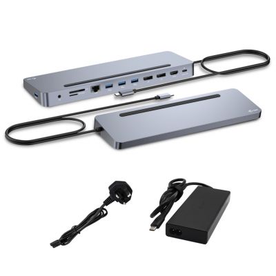 USB-C METAL ERGONOMIC 4K 3X DISPLAY DOCKING