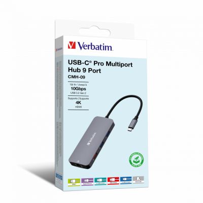 USB-C PRO MULTIPORT HUB 9 PORT CMH-09