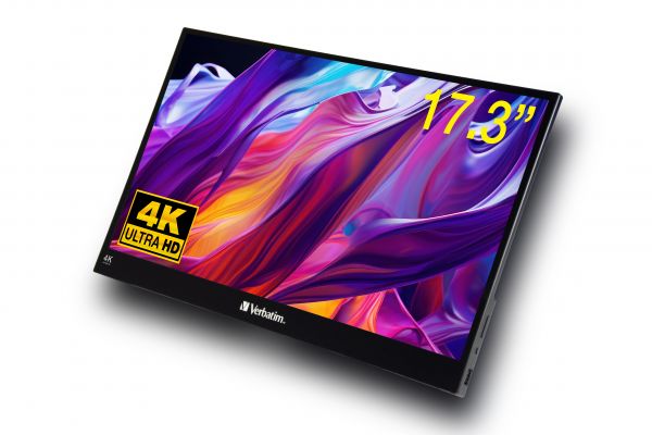 VERBATIM MONITOR PORTATILE TOUCH 17.4 4K ULTRA HD