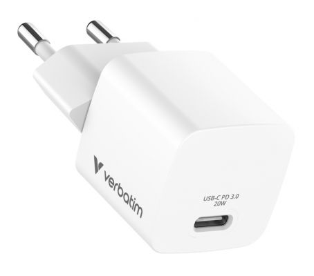 VERBATIM MINI GAN CHARGER 20W EU