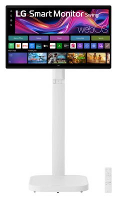 LG SWING 31,5 4k 16:9 IPS TOUCH base con rotelle