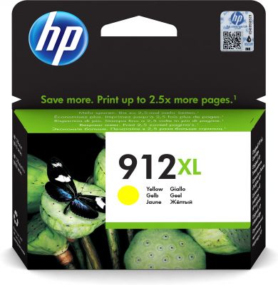 HP 912XL HIGH YIELD YELLOW ORIGINAL INK CARTRIDGE