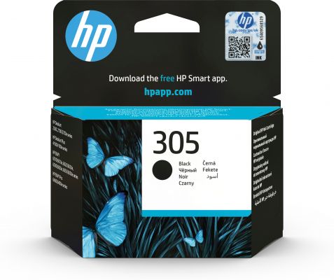 HP 305 BLACK ORIGINAL INK CARTR.