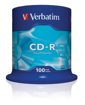 CD-R 700MB 52X EXTRA PROTECTION SURFACE (100 PACK)