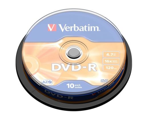 DVD-R AZO 4.7GB 16X MATT SILVER SURFACE (10 PACK)