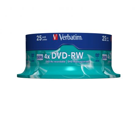 DVD-RW SERL 4.7GB 4X MATT SILVER SURFACE