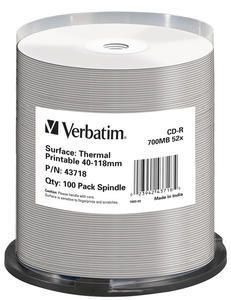VERBATIM CD-R Thermal Surface 100PZ