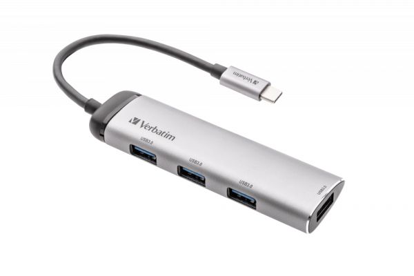 VERBATIM HUB USB-C 4XUSB-A