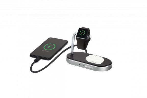 CARICATORE WIRELESS APPLE E APPLE WATCH + QC 3.0
