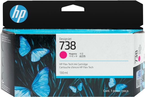 HP INK/HP 738 130-ML MGT DESIGNJET INK