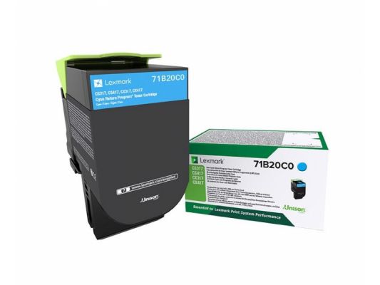 TONER CS/CX3/4/517 RETURN CYAN (2.3K )