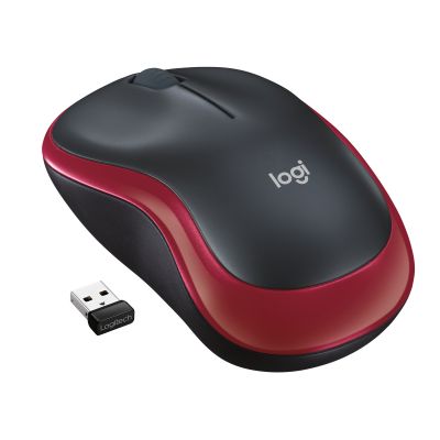 LOGITECH WIRELESS MOUSE M185 - RED