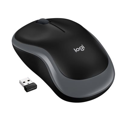 LOGITECH WIRELESS MOUSE M185 SWIFT GREY EER2