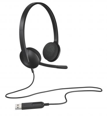 LOGITECH USB HEADSET H340 - BLACK - USB