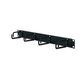 1U HORIZONTAL CABLE ORGANIZER BLACK