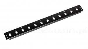 Front panel vuoto per 12 SC-Simplex/LC-Duplex