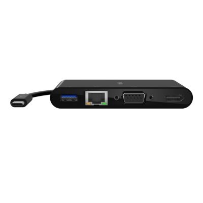 ADATTATORE HUB USB-C - HDMI - VGA - USB - ETHERNET
