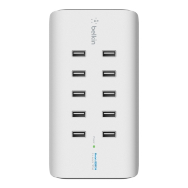 STAZIONE RICARICA-CARICABATTERIA USB 10 PORTE 2.4A