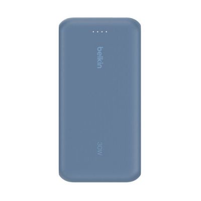 20K PD30W INTEGRATED USB-C CABLE POWER BANK, BLUE