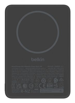 BOOSTCHARGE 10K 7.5W SLIM MAGNETIC POWERBANK BK