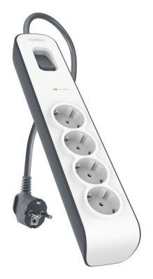 4-OUTLET SURGE PROTECTION STRIP WITH 2M POWER CORD