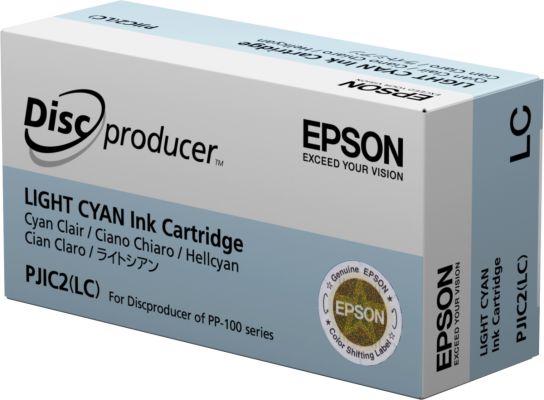 EPSON DISCPRODUCER INK PJIC7(LC), LIGHT CYAN