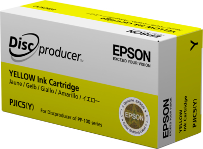 EPSON DISCPRODUCER INK PJIC7(Y), YELLOW
