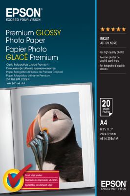 PREMIUM GLOSSY PHOTO PAPER - A4 - 20 SHEETS
