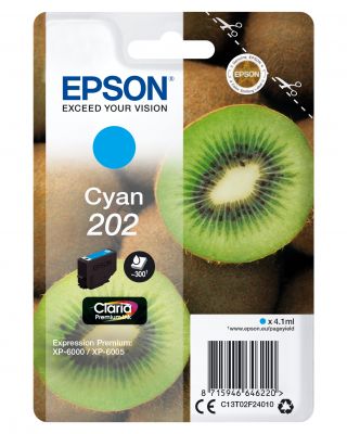 CARTUCCIA 202 - SERIE KIWI CIANO - 300PAG/4,1ML