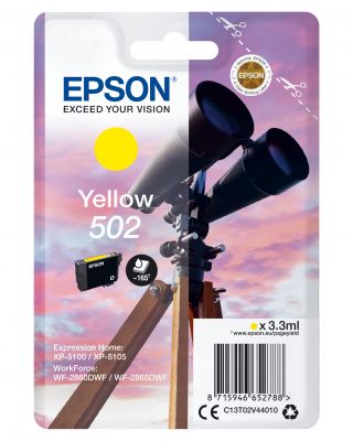 CARTUCCIA 502 - SERIE BINOCOLO GIALLO - 165P/3,3ML