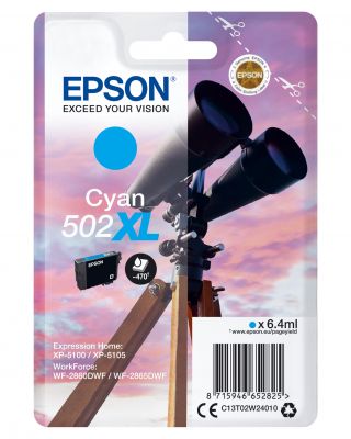 CARTUCCIA 502XL - SERIE BINOCOLO CIANO 470P/6,4ML