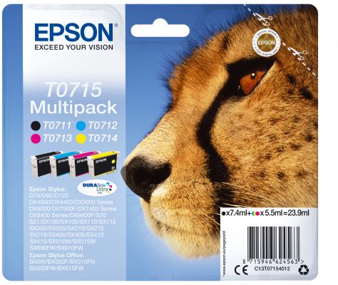 CARTUCCIA T0715 - SERIE GHEPARDO - MULTIPACK