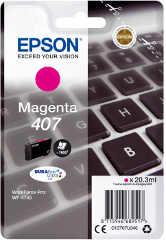 CARTUCCIA 407 SERIE TASTIERA MAGENTA 1900P/38,1ML