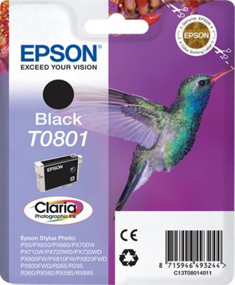 CARTUCCIA T0801 - SERIE COLIBRI NERO - 7,4 ML