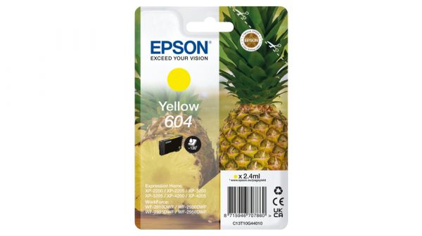 CARTUCCIA 604 - SERIE ANANAS GIALLO - 130P/2,4ML