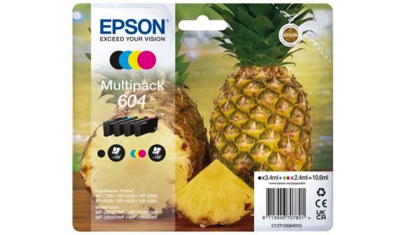 CARTUCCIA 604 - SERIE ANANAS - MULTIPACK 4 COLOURS