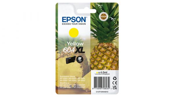 CARTUCCIA 604XL - SERIE ANANAS GIALLO - 350P/4ML