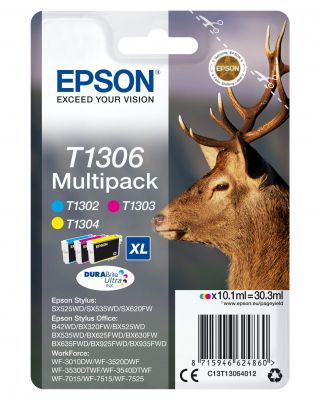 CARTUCCIA T1306 - SERIE CERVO - MULTIPACK