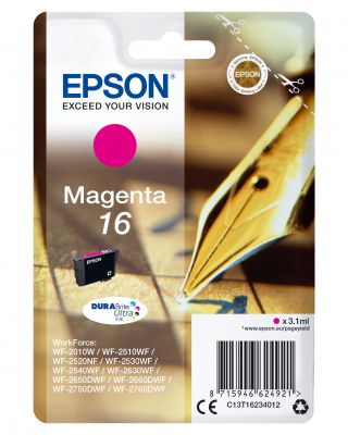 CARTUCCIA 16 - SERIE PENNA MAGENTA - 165P/3,1ML