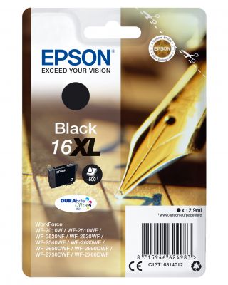 CARTUCCIA 16XL - SERIE PENNA NERO - 500P/12,9ML