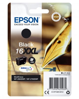 CARTUCCIA 16XXL - SERIE PENNA NERO - 1000P/21,6ML