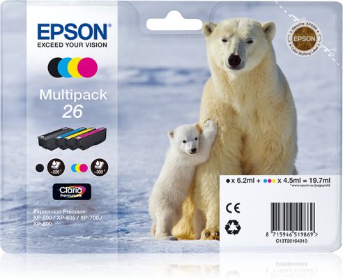 CARTUCCIA 26 - SERIE ORSO POLARE - MULTIPACK
